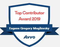 Avvo Top Contributor Award 2019
